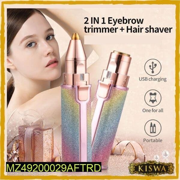 Easy-To-Clean Design Women's Eyebrows Hair Trimmer