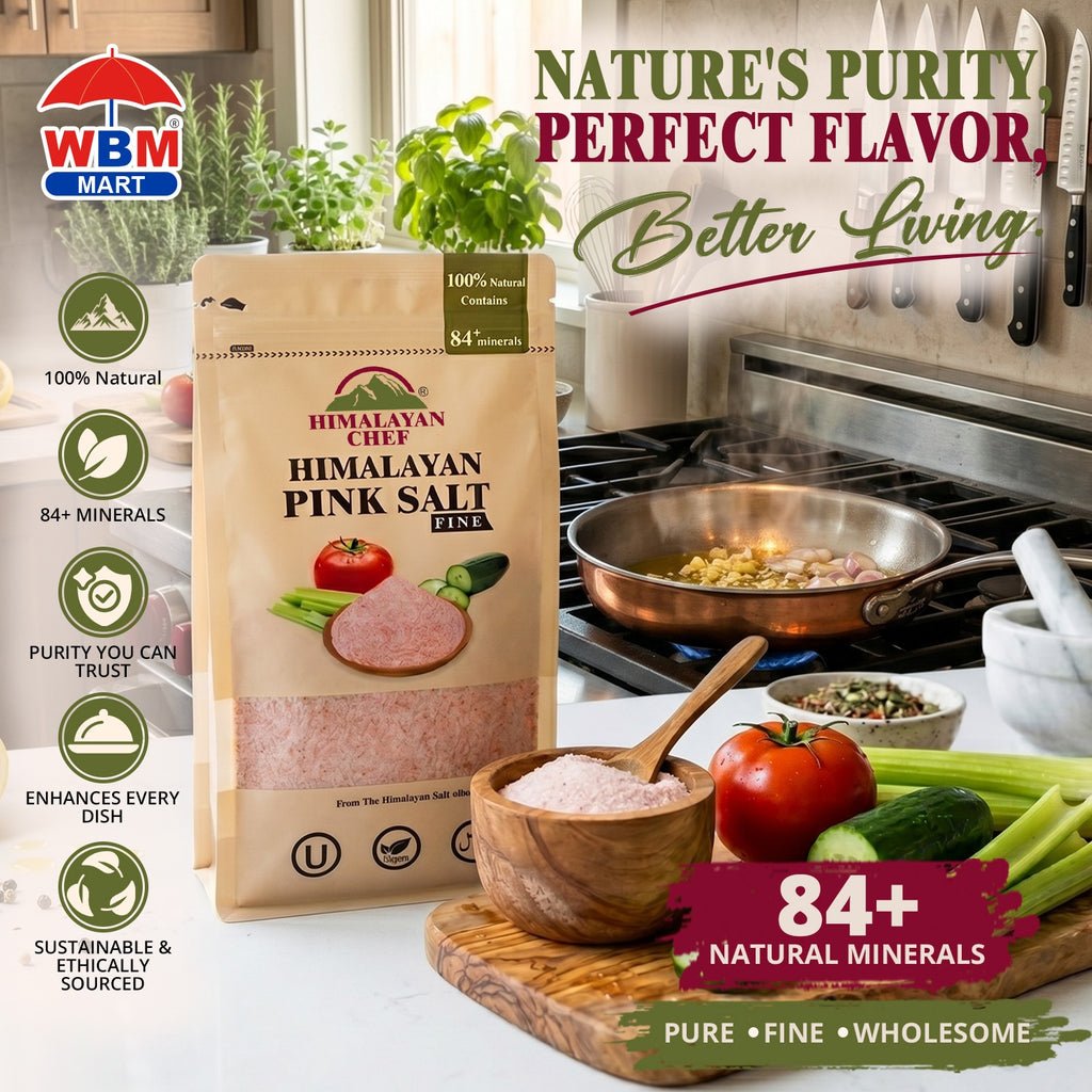 Gluten Free Pink Salt Fine - 2 lbs (908g) | Himalayan Chef